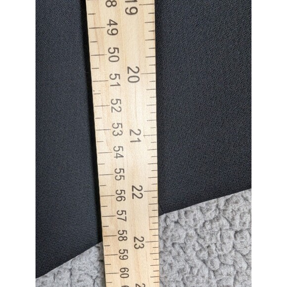 Talbots Black Blazer Jacket Sz 8 Mid Length One Button Lapels Lined - Picture 6 of 7